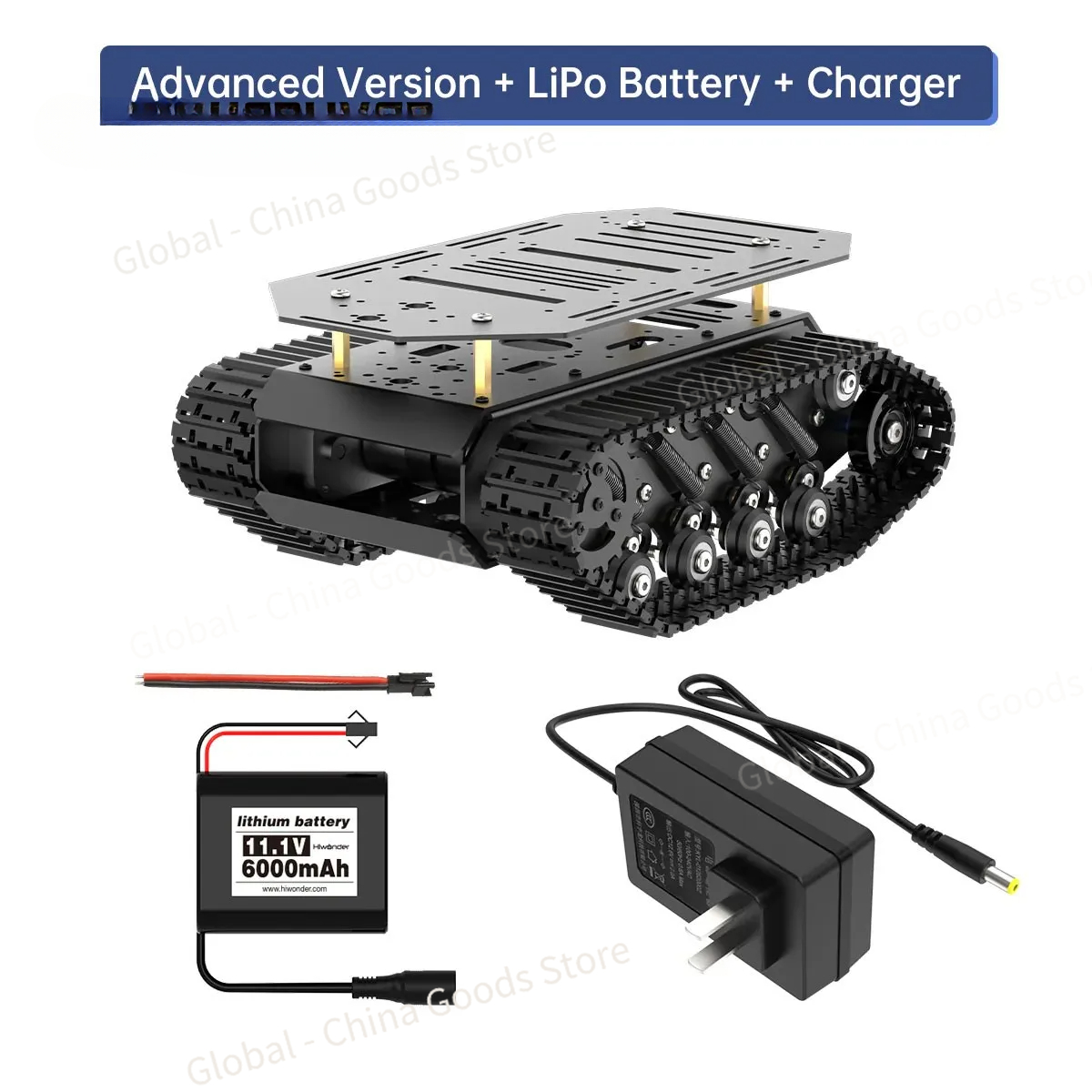Tracked Robot Chassis - Hiwonder Tracked Chassis Tank Chassis Shock