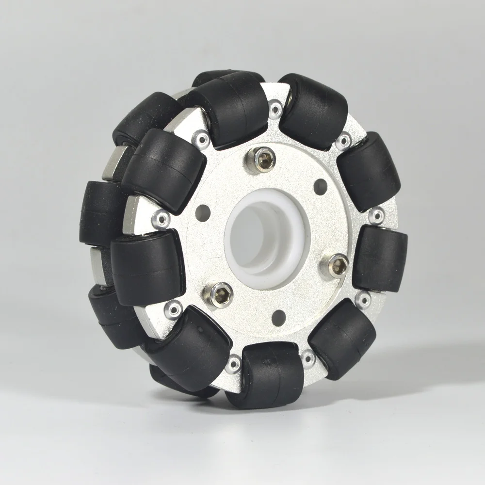 Omni Wheel - 4inches/100mm Double Aluminium Omni-Directional Wheel, Robot