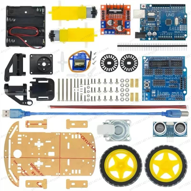 Tracked Robot Chassis - Smart Car Kit 2WD 4WD DIY