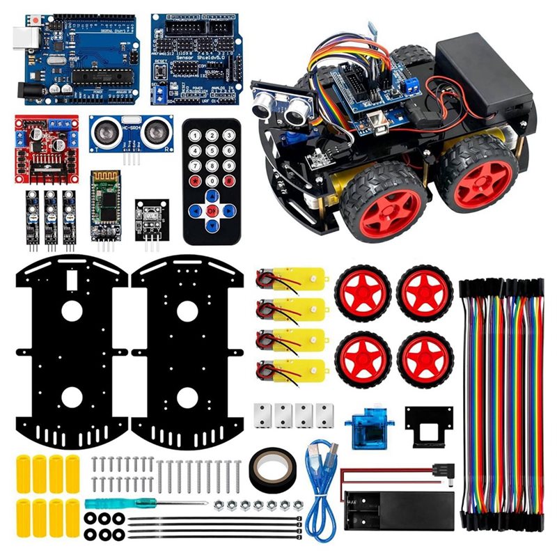 Robot Car Kit - WOWFU-4WD Smart Robot Car Kit For