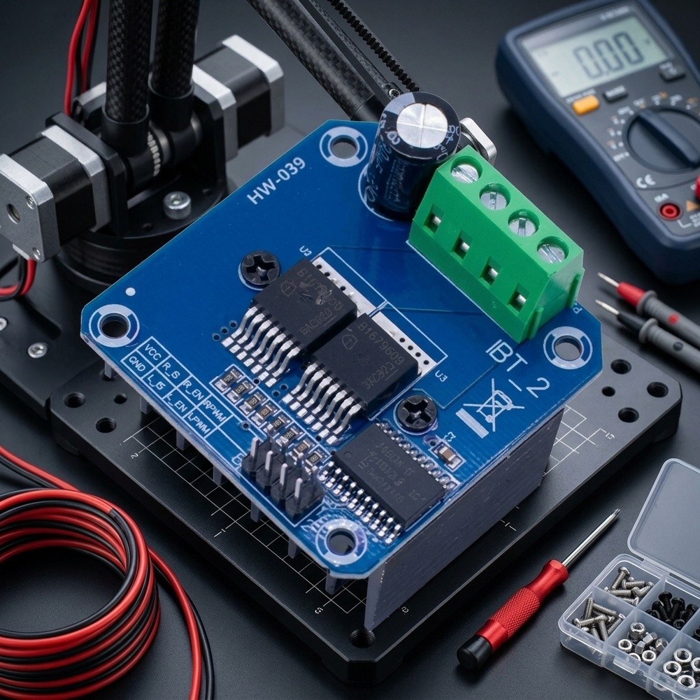 Motor Driver Module - 43A BTS7960 Dual H-Bridge Motor Driver