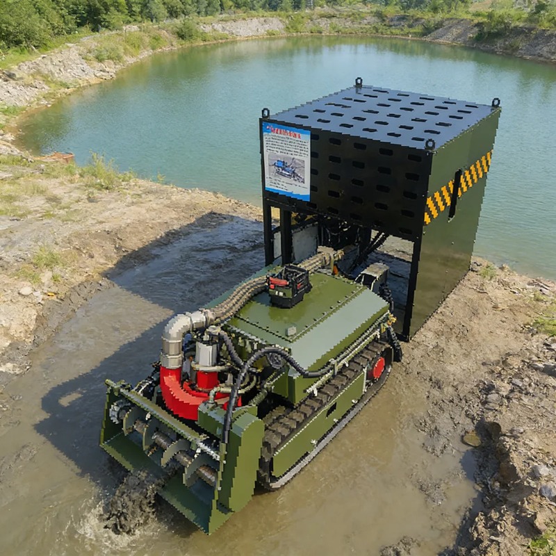 Compact Underwater Dredging Ro - Tracked Robot Chassis recension och pris