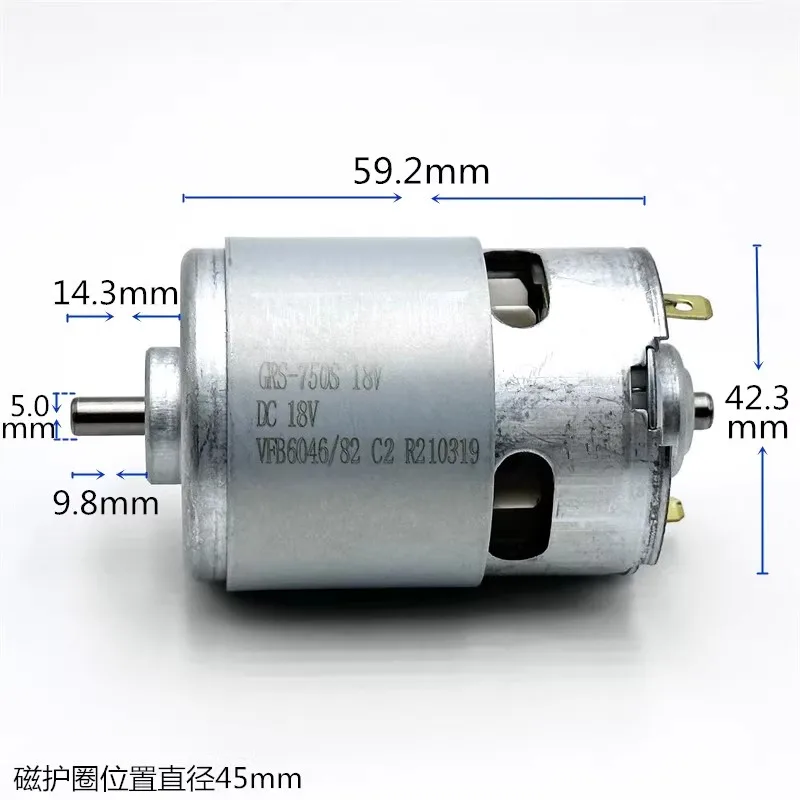 18V RS-750 High-Speed DC Motor - Dc Motor recension och pris