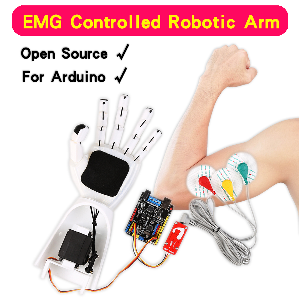 EMG Sensor Robotic Arm Electri - Arduino Robot recension och pris