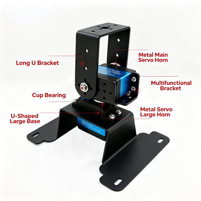 2 DOF Pan Tilt Bracket Kit Met - Servo Pan Tilt recension och pris