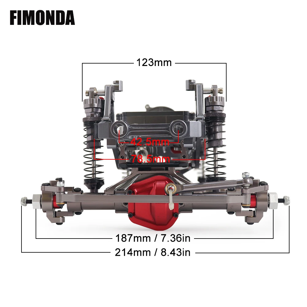 FIMONDA 1/10 RC Crawler Metal  - Robot Car Kit recension och pris