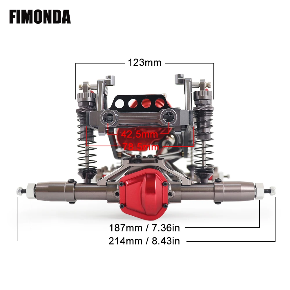 FIMONDA 1/10 RC Crawler Metal  - Robot Car Kit recension och pris