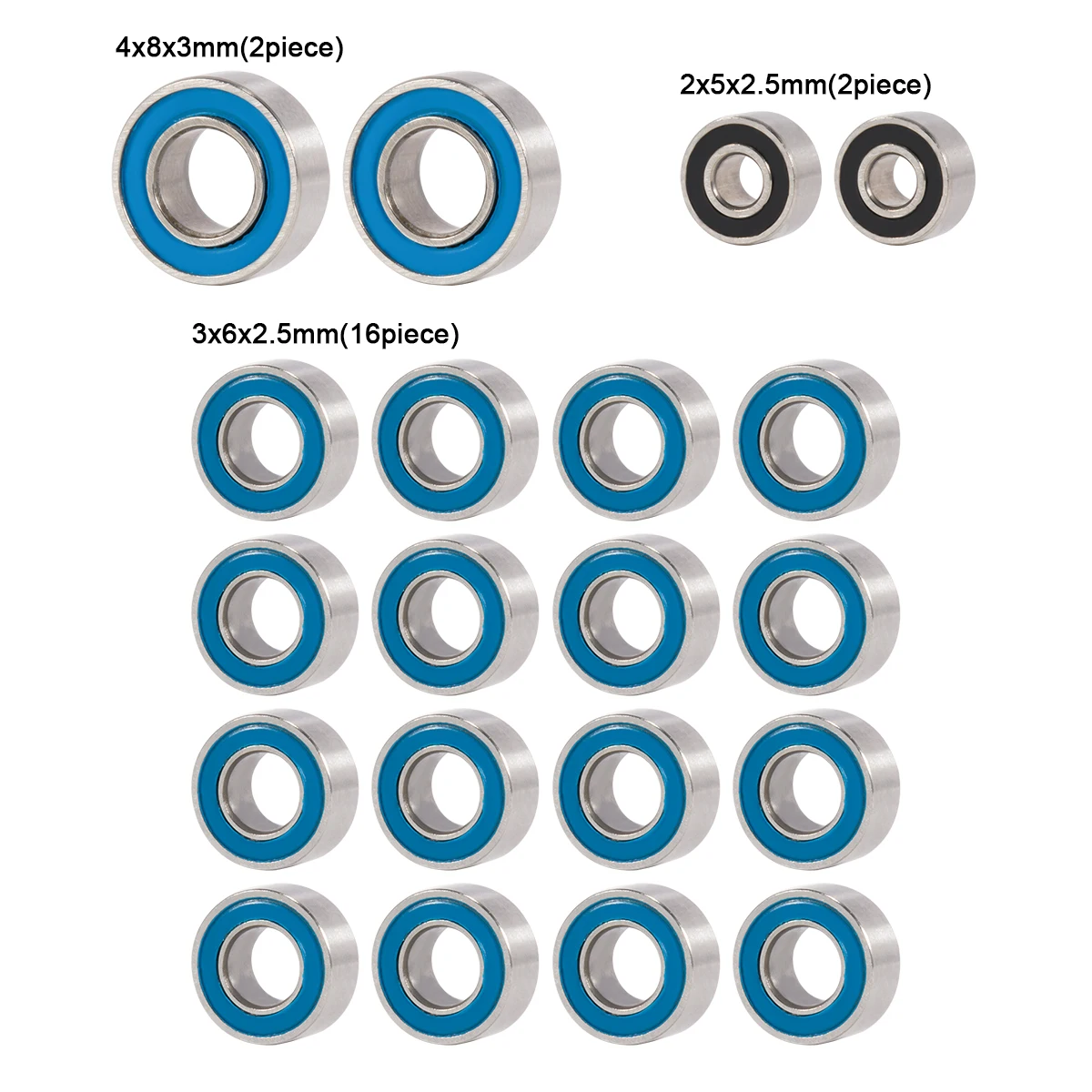 20Pcs Sealed Ball Bearings for - Robot Car Kit recension och pris