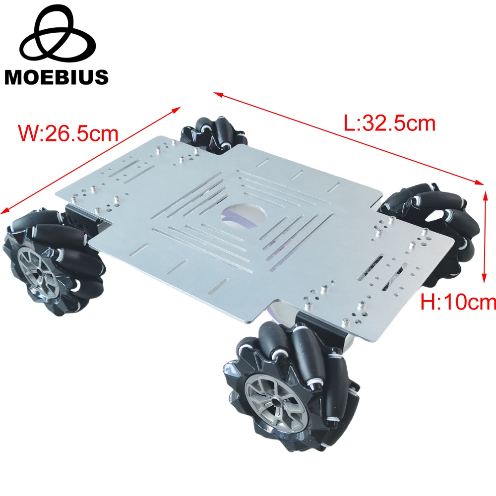 MOEBIUS 26KG Load 4WD Mecanum  - Ros Robot recension och pris