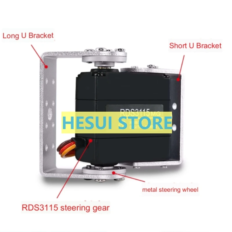 RDS3115 15kg Metal Gear Digita - Servo Pan Tilt recension och pris