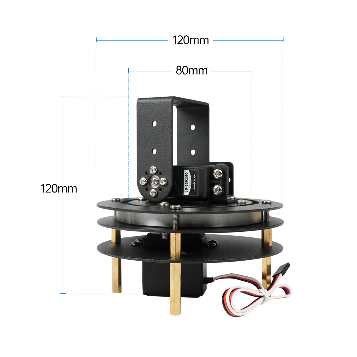 Hiwonder Unassembled 2 DOF Pan - Servo Pan Tilt recension och pris