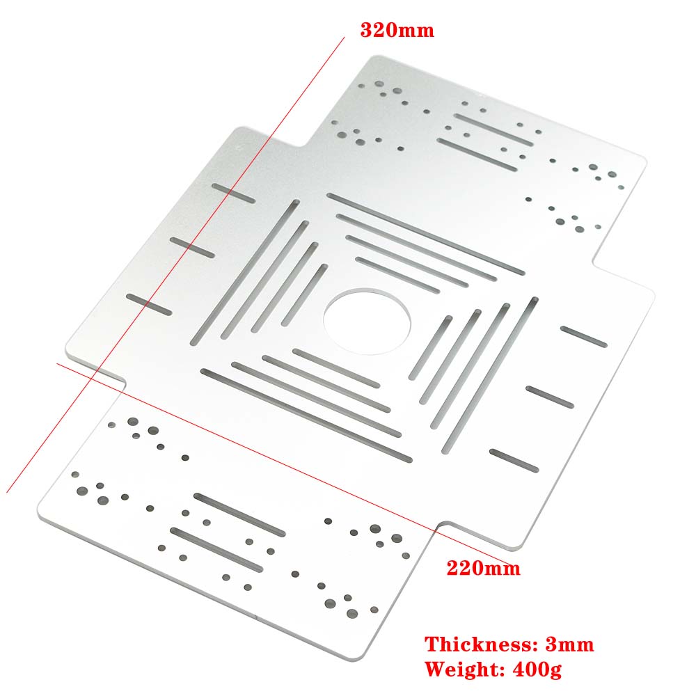 Big Metal Plate Aluminum Alloy - Arduino Robot recension och pris
