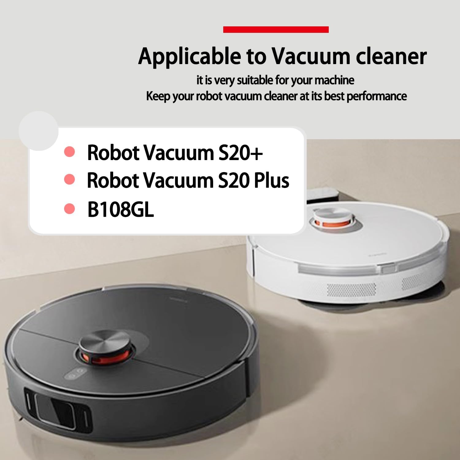 For Xiaomi S20 Plus/S20+/B108G - Robot Vacuum recension och pris