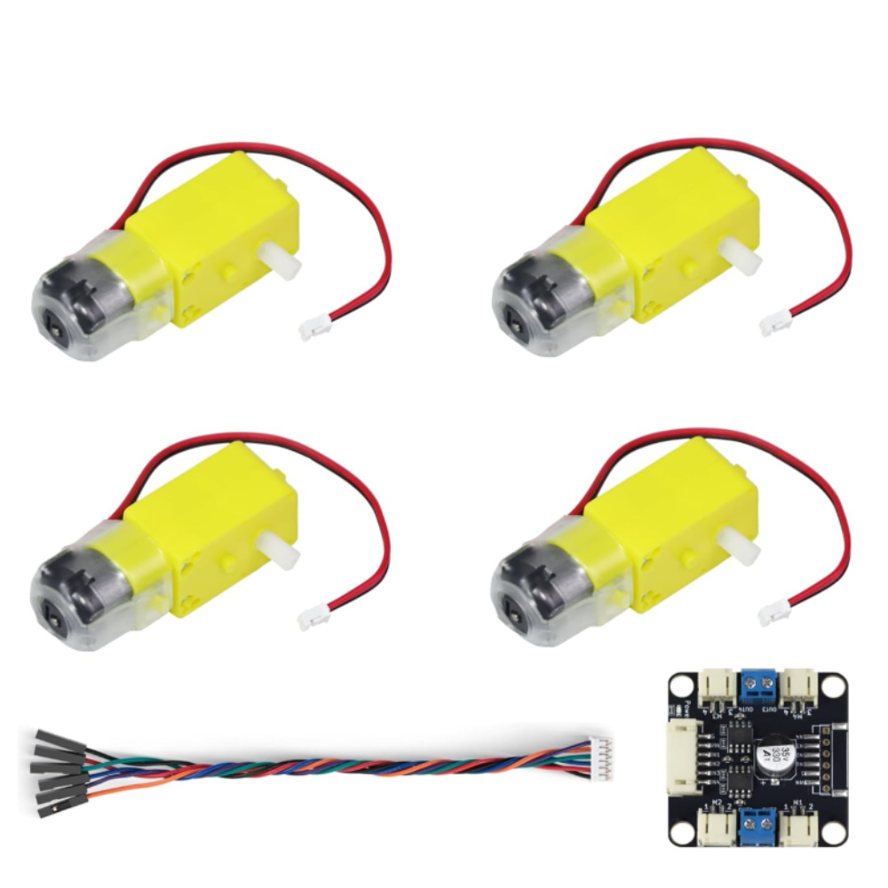 4 TT Motor and Driver Kit 4 DC - Arduino Robot recension och pris