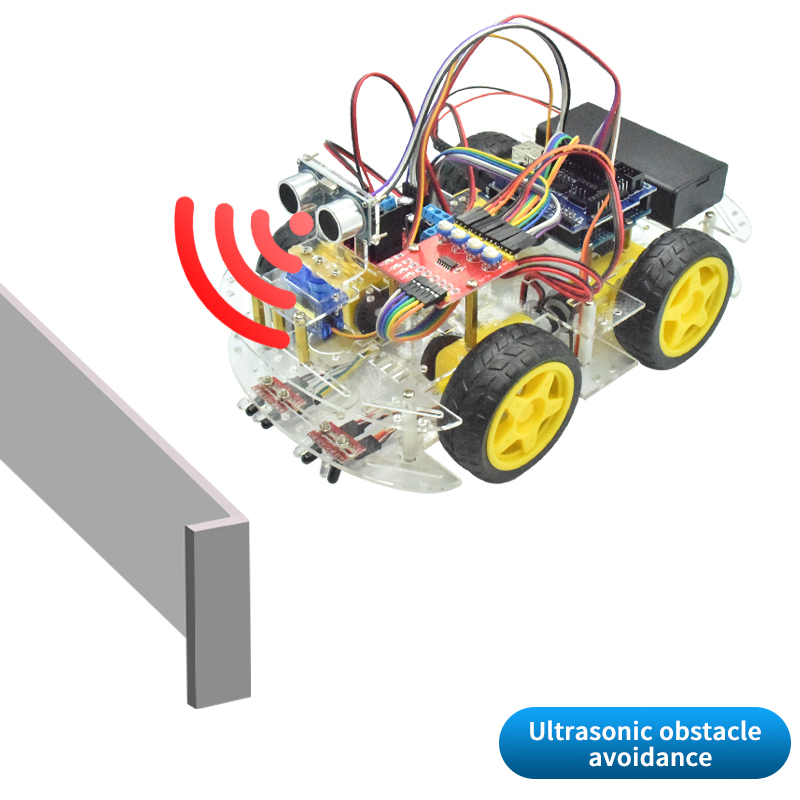 4WD Smart Robot Car Chassis Ki - Tracked Robot Chassis recension och pris