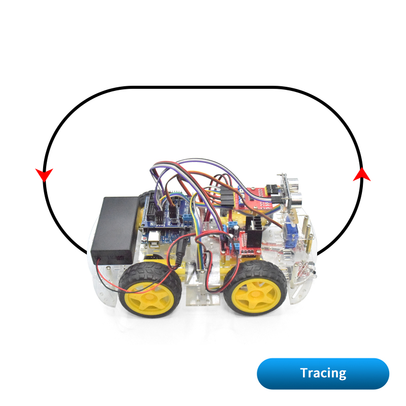4WD Smart Robot Car Chassis Ki - Tracked Robot Chassis recension och pris