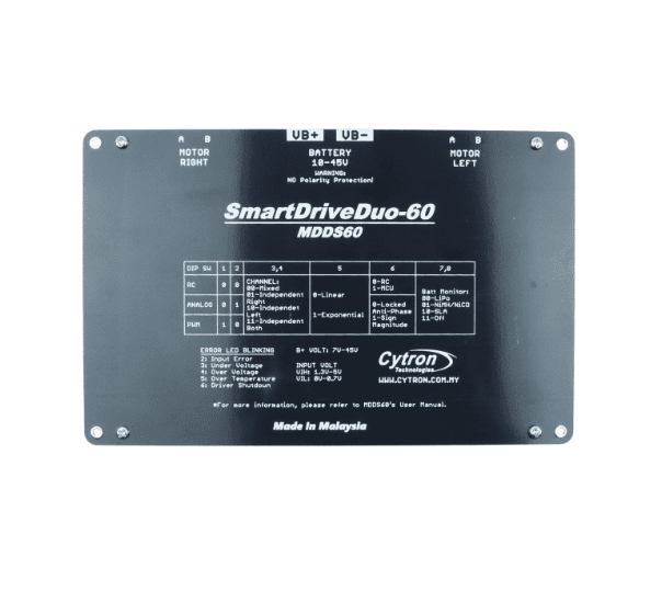 MDDS60 60Amp 7V-45V SmartDrive - Motor Driver Module recension och pris