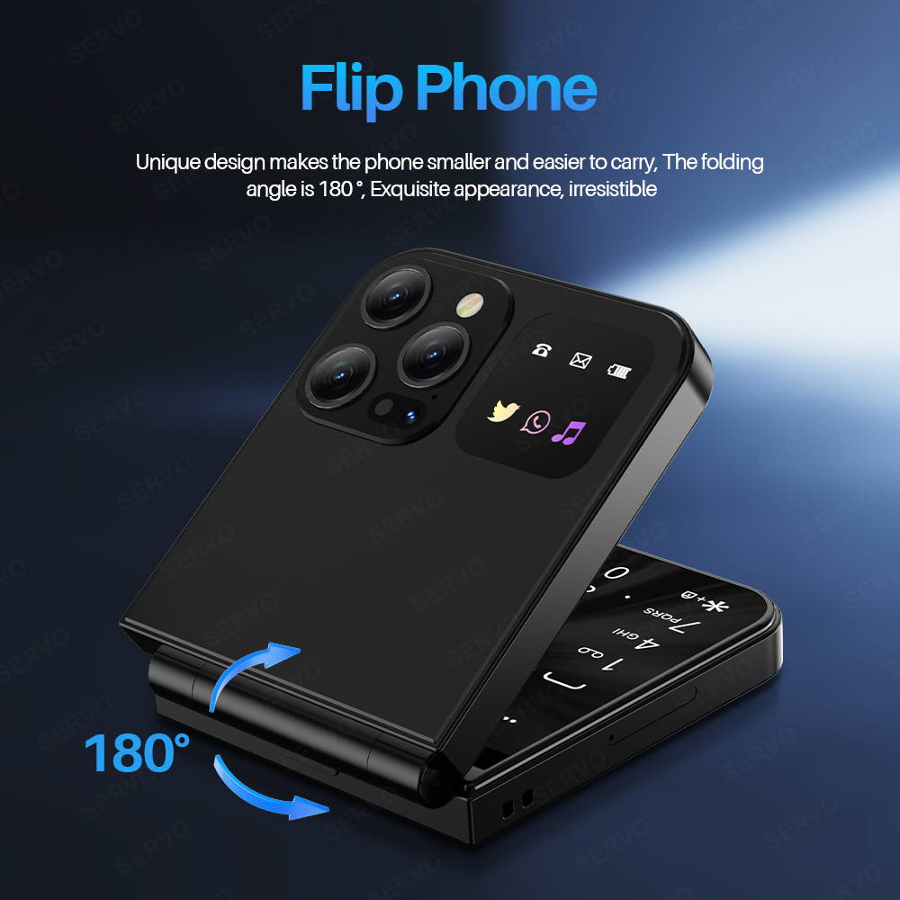 SERVO A50 PRO Flip Mobile Phon - Servo Pan Tilt recension och pris