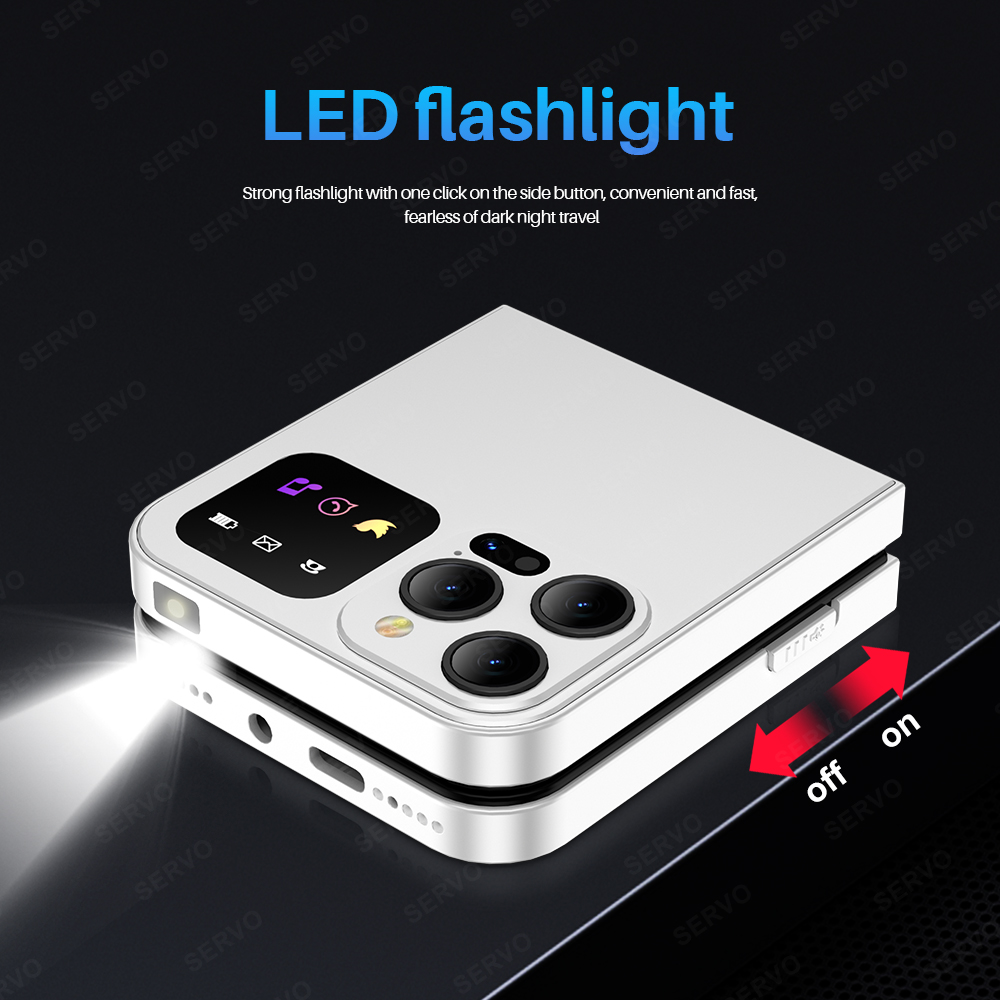 SERVO A50 PRO Flip Mobile Phon - Servo Pan Tilt recension och pris