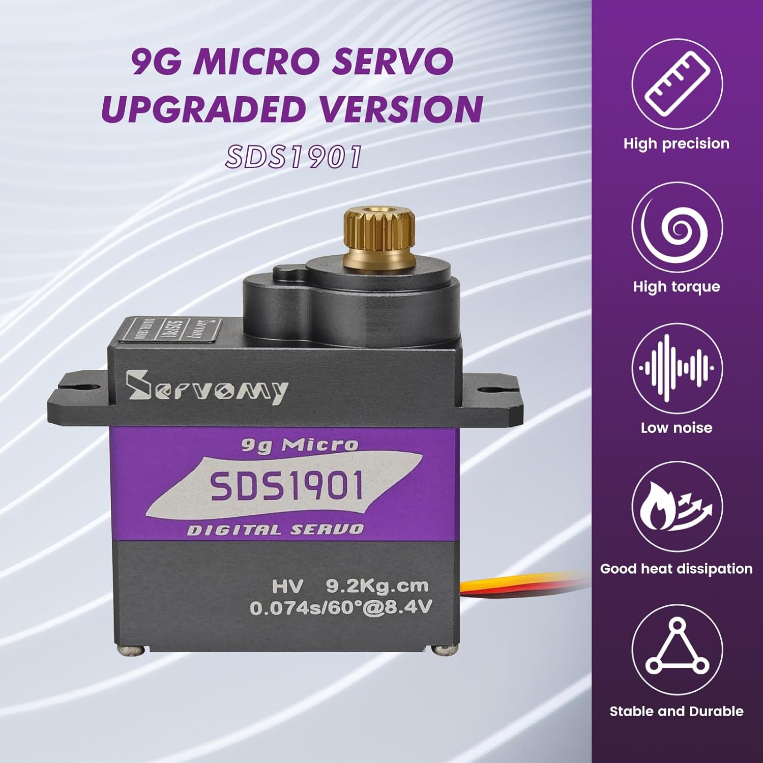 SERVOMY-SDS1901 Digital 9G Mic - Arduino Robot recension och pris