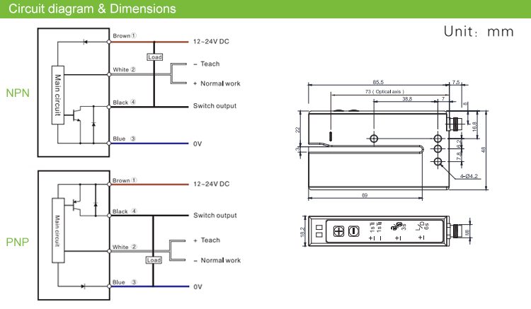 Akusense Transparent Slot Labe - Ultrasonic Distance Sensor recension och pris