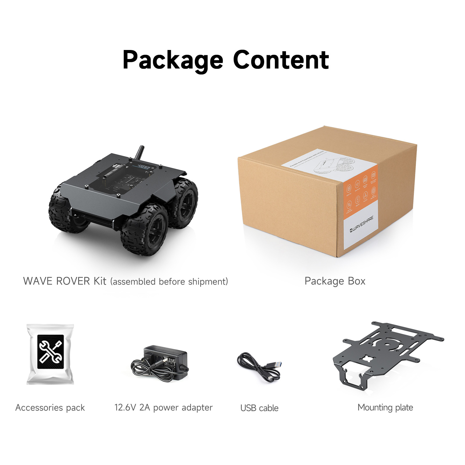Waveshare WAVE ROVER Flexible  - Robot Chassis recension och pris