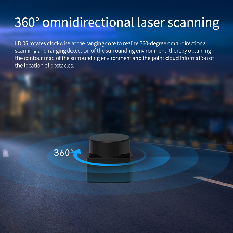 LD06 Lidar portable 360 degree - Ros Robot recension och pris