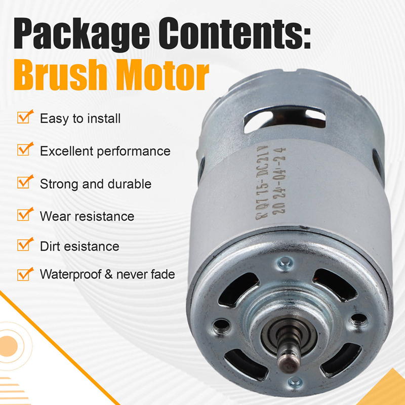 775 DC 21V Small Brush Motor H - Dc Motor recension och pris