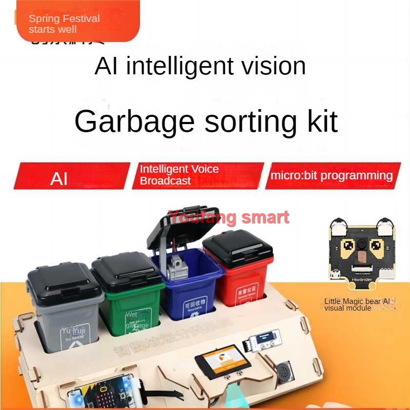 Waste Sorting Robot Kit AI Vis - Microbit recension och pris