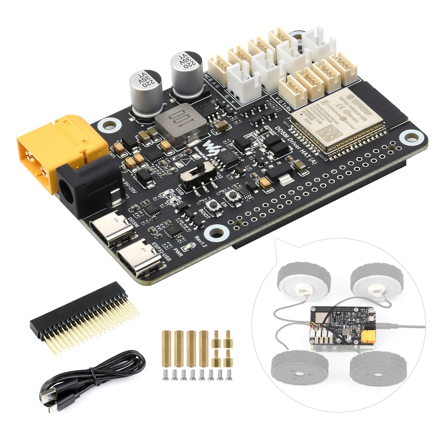 Waveshare Direct Drive Servo M - Motor Driver Module recension och pris